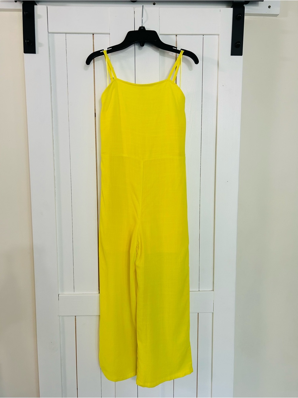 GB girls Bright Yellow Spaghetti-Strap Romper